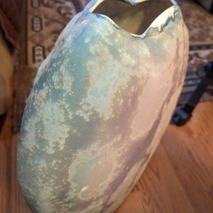 Vintage large 1980 Tony Evans abstract Vase